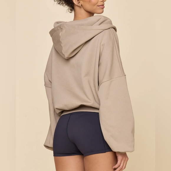 Popflex Zip Cloud Hoodie - Taupe, Size Small/Medium, Worn Once - Picture 2 of 7